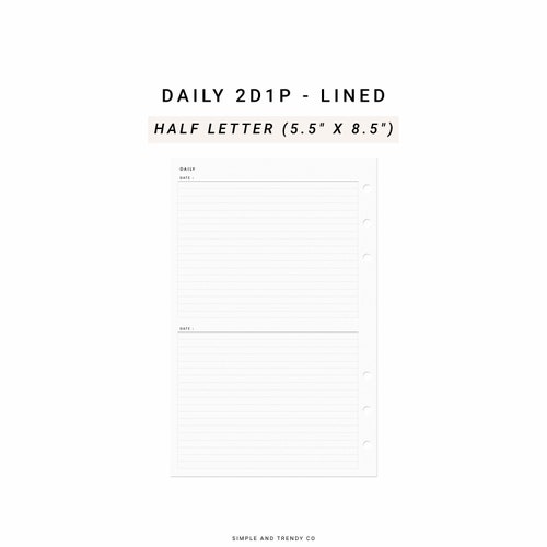 Printable to Do List Half Size Half Letter Inserts Daily to - Etsy