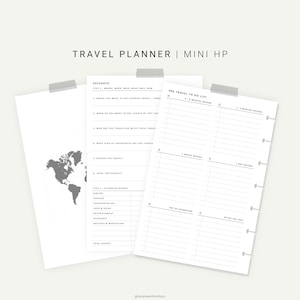 Happy Planner Travel Printable