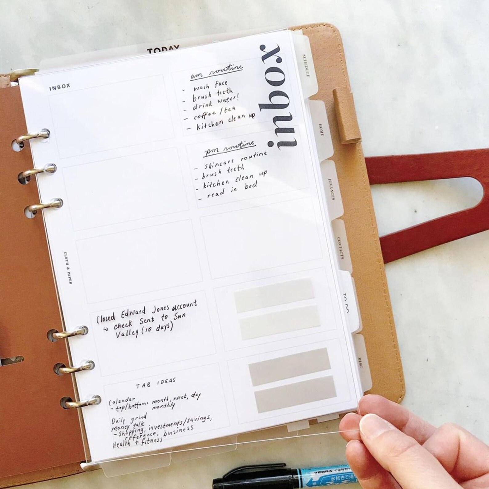 Printable Inbox A5 Planner Inserts Inbox Insert Inbox Tracker Etsy UK