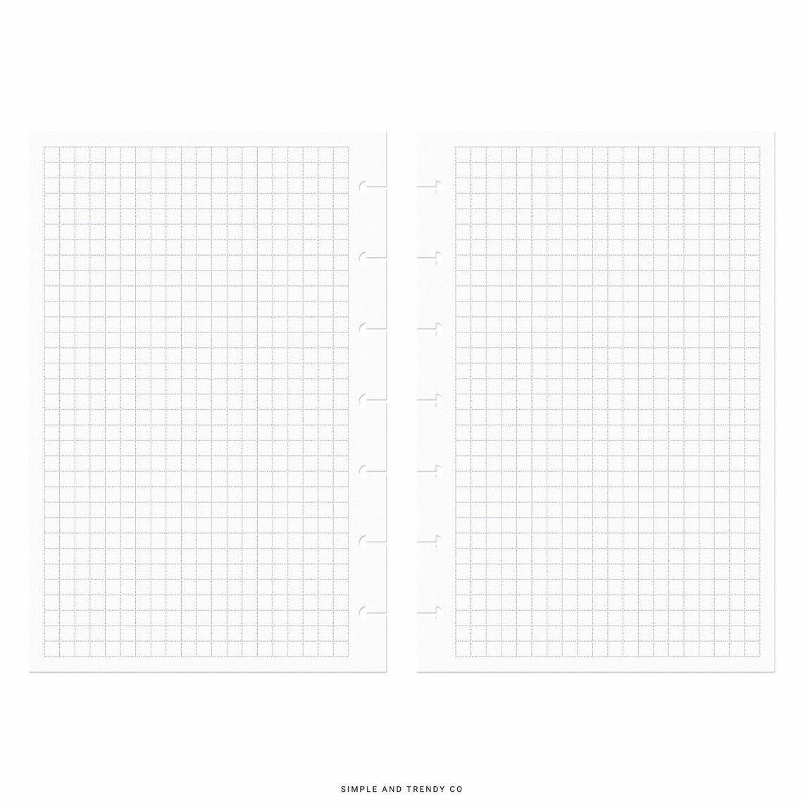 Dot Grid Lined Paper Happy Planner Mini Printable Writing Etsy