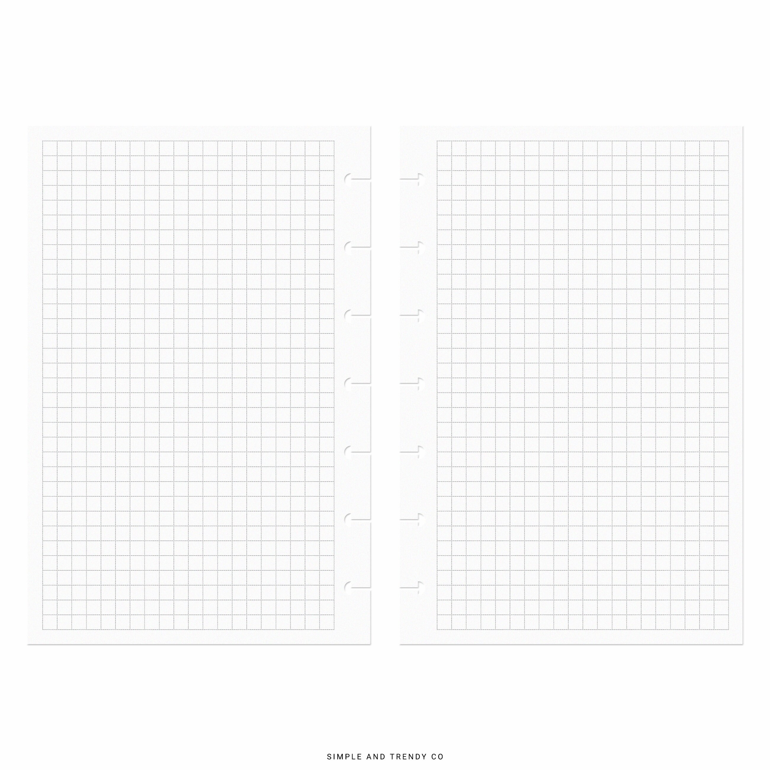 Dot Grid Lined Paper Happy Planner Mini Printable Writing - Etsy