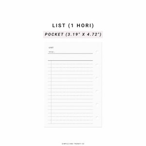 Liste Tracker Tasche Größe, Einkaufsliste Einkaufsliste, Wunschliste Bucket Liste, Liste Einlegeliste Machen, Geschenk zum Kauf Liste, To Do Liste