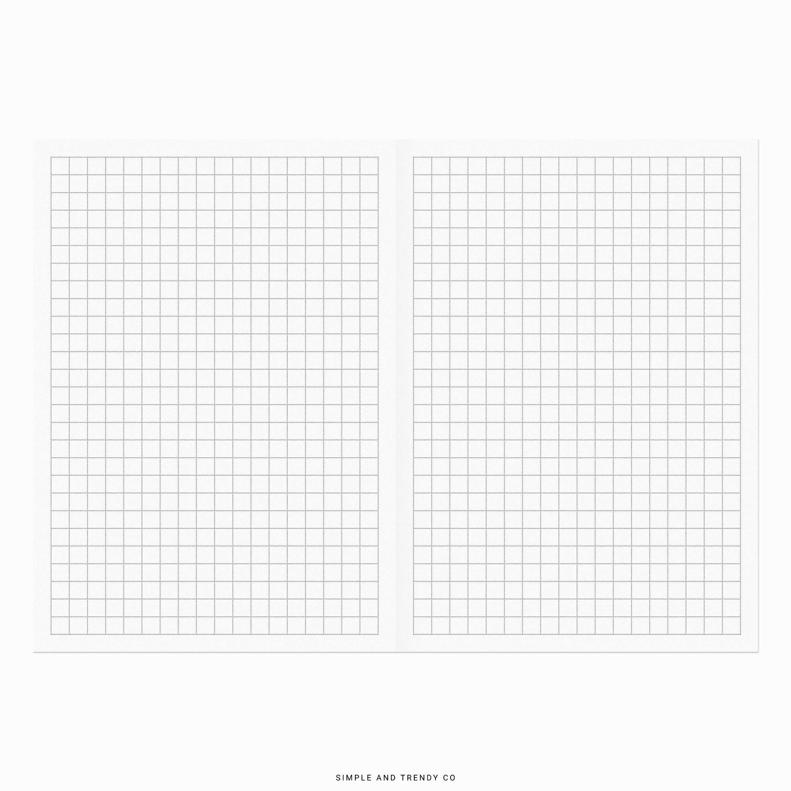 Dot Grid Lined Paper A6 TN Printable Writing Paper Blank - Etsy