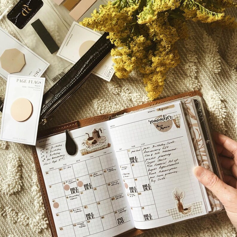Monthly Planner A6 TN Printable Monthly Notes Monthly to Do - Etsy