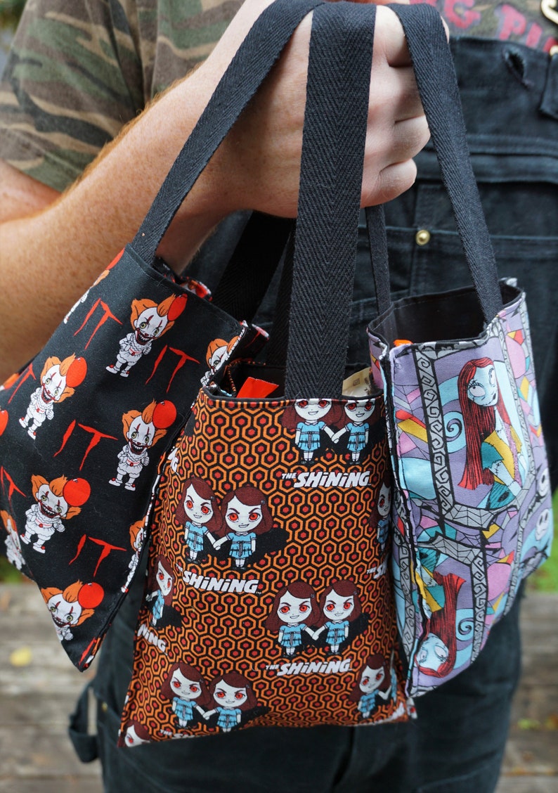 Nightmare Before Christmas Jack and Sally Mini Tote Bag