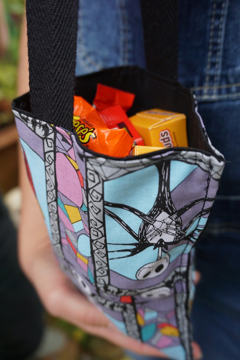 Nightmare Before Christmas Jack and Sally Mini Tote Bag