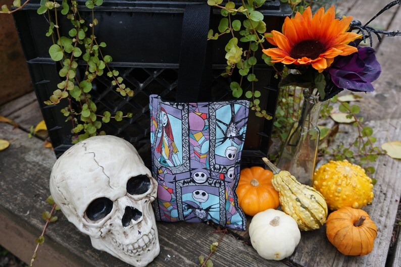 Nightmare Before Christmas Jack and Sally Mini Tote Bag