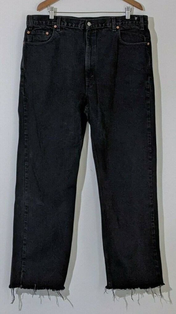 Levi Strauss 505 42 X 32 Black Denim 