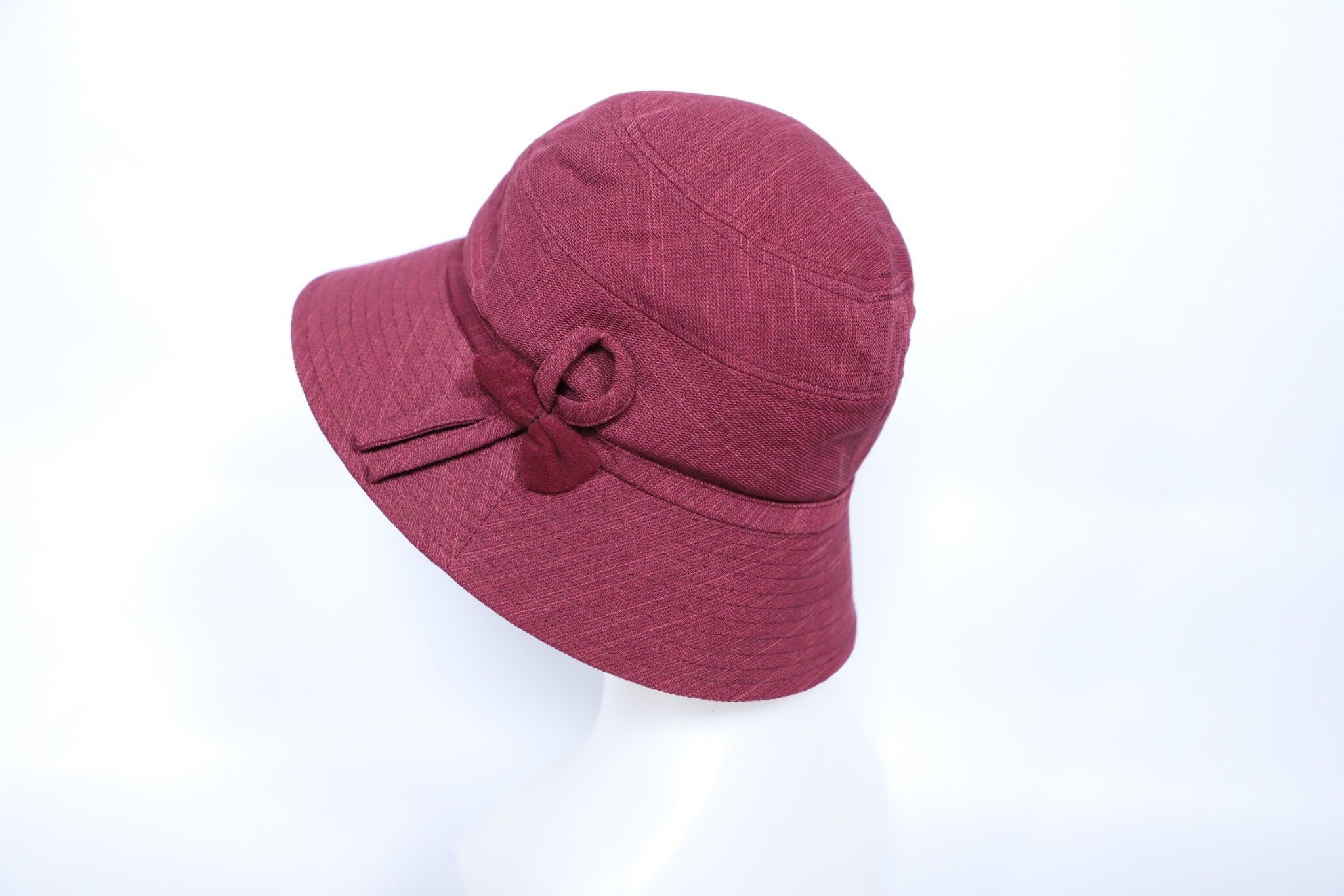 Hat Nice Design Japanese Brand Red Vintage Style Bucket Hats Etsy