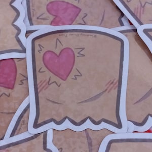 Guilty Gear Faust LUV Holographic Sticker