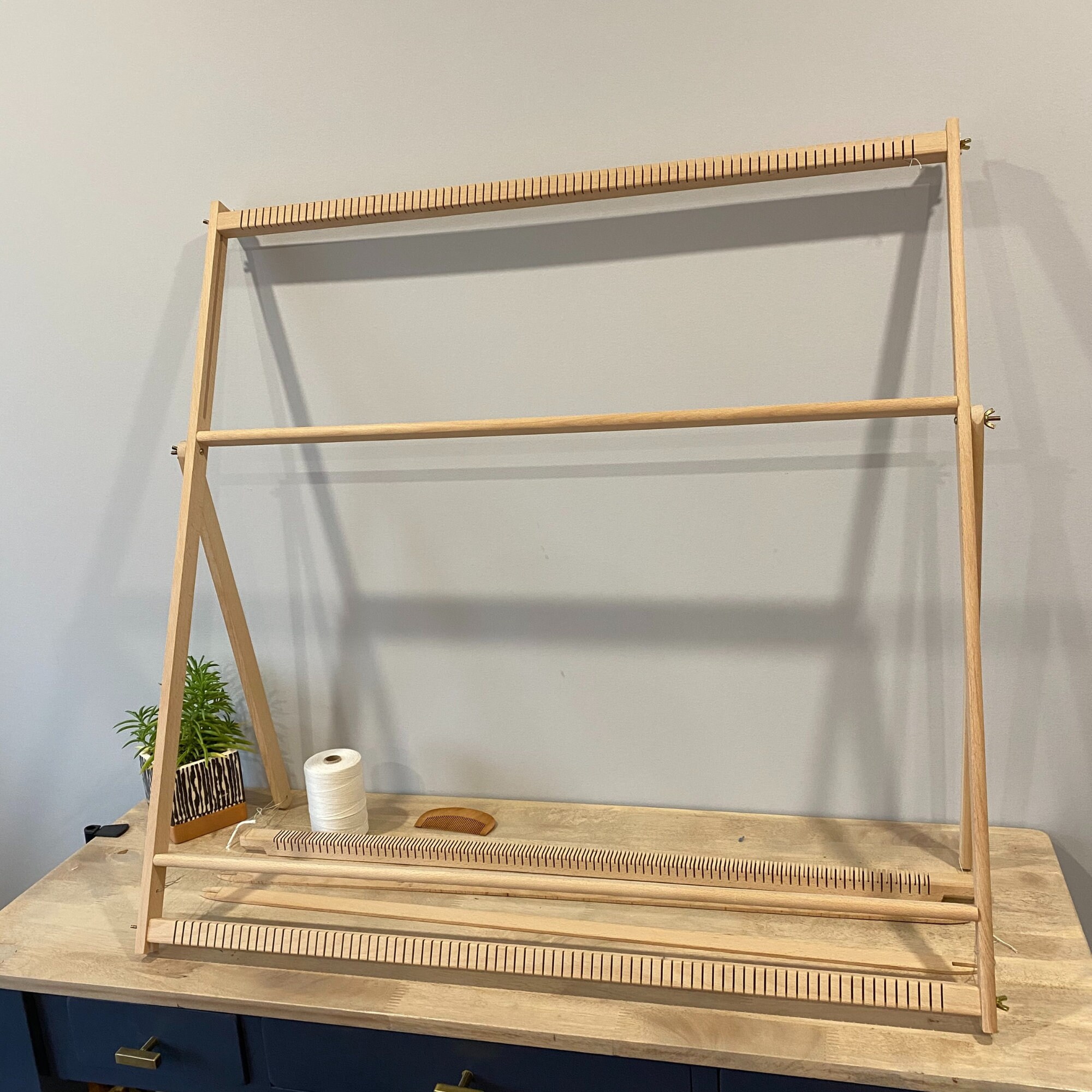 Very Large Wood Weaving Loom Adjustable size XXL Loom Etsy