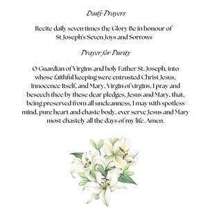 Gebedskaart van Sint-Jozefkoord