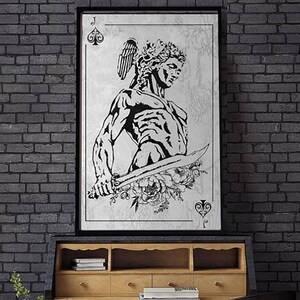 Jack of Spades Perseus Griekse mythologie Speelkaart