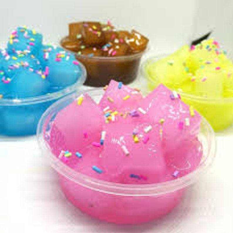 Ice Cube Slime with Fake Sprinkles Etsy