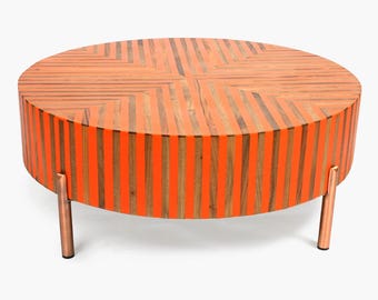 Moroccan round coffee table, end table, wooden side table, round table top, round coffee table, side table for living room, moroccan furniture