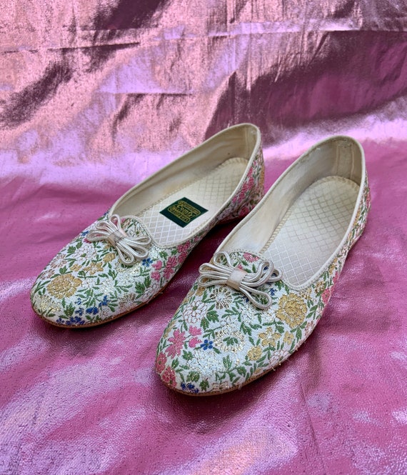 Vintage 1950 1960 Daniel Green Comfy Slippers Spar