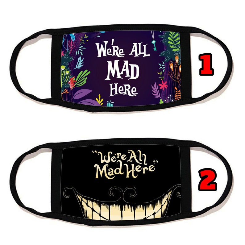 Alice in wonderland Face mask washable mask reusable mask Made Etsy