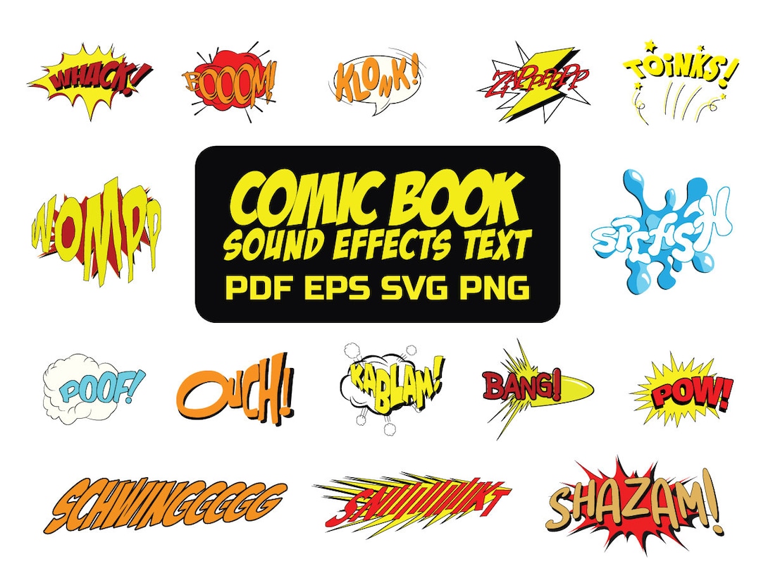Beginner's Guide to Comic Sound Effects by ShannonJin - Make better art