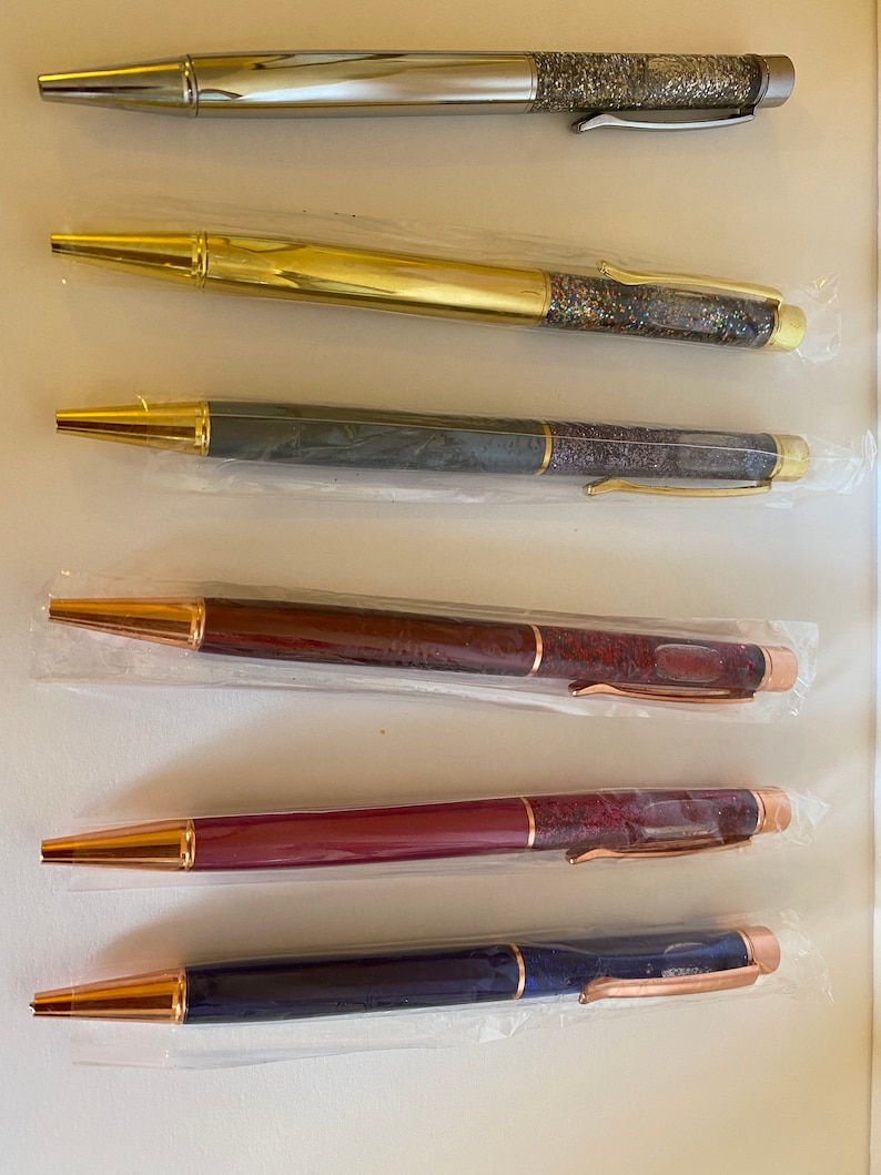 Floating glitter pens!