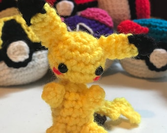 Mini Pikachu Crochet Pattern