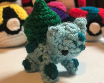 Mini Bulbasaur Crochet Pattern