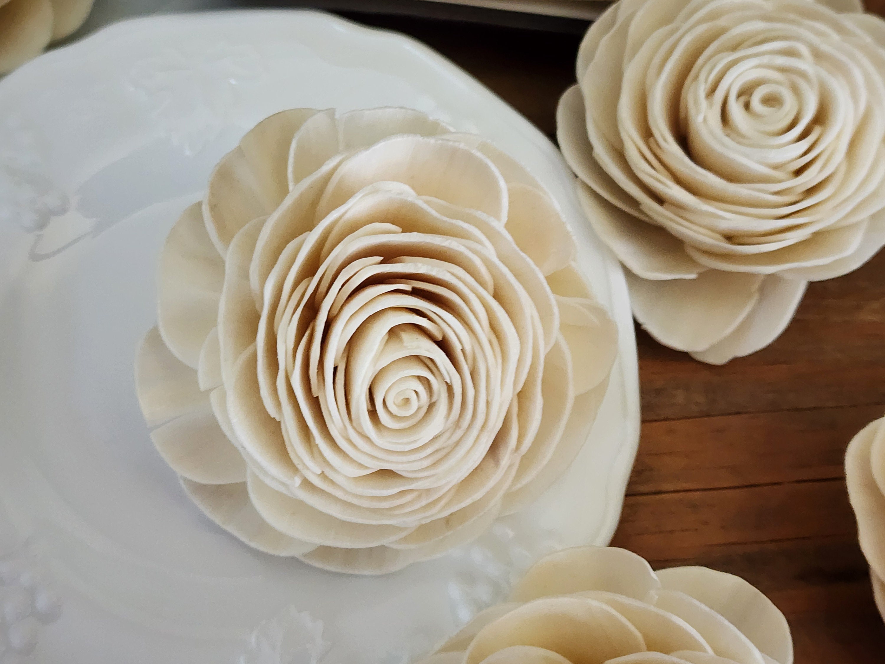 Sola Wood Flowers-1 Dozen 2.5