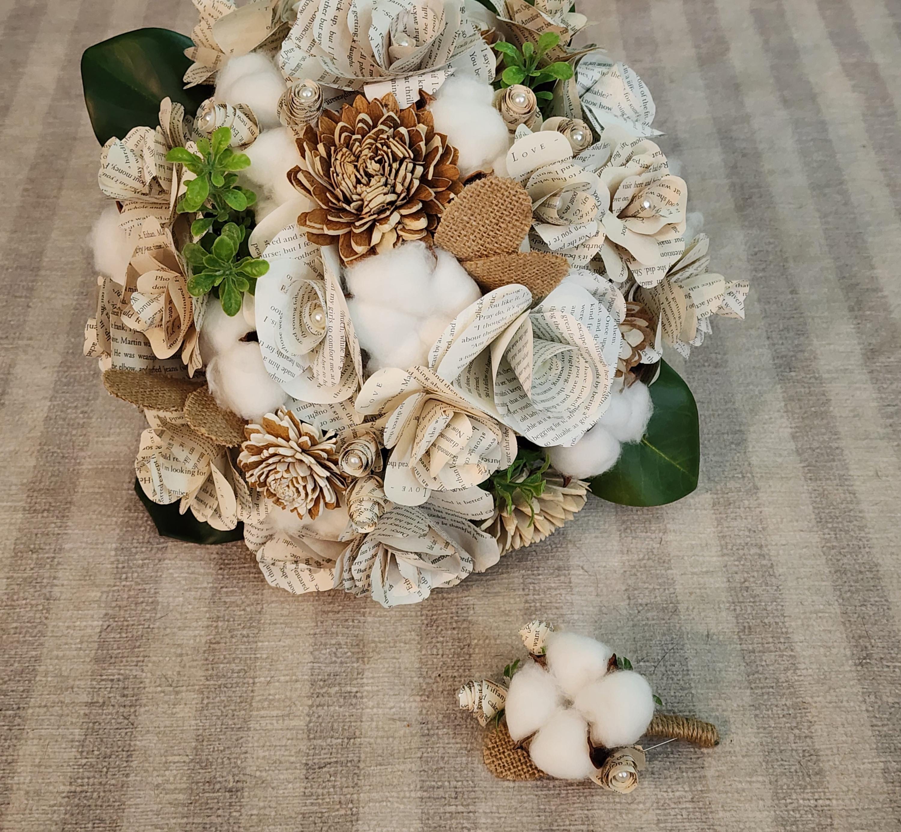 Magnolia Wedding Bride Bouquet - Etsy