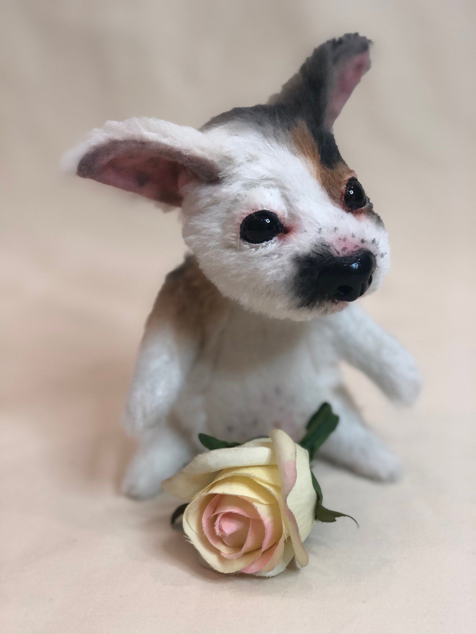 Toy teddy dog Puppy. Toy in realistic style. Etsy