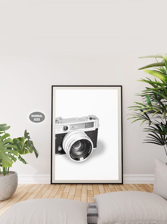 Vintage Camera Wall Art Poster Printable Photograhy Old Wall Etsy