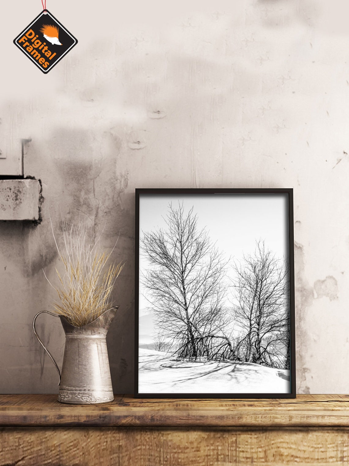 Forest Printable 10 Formats Tree Wall Art Tree Print Wall | Etsy