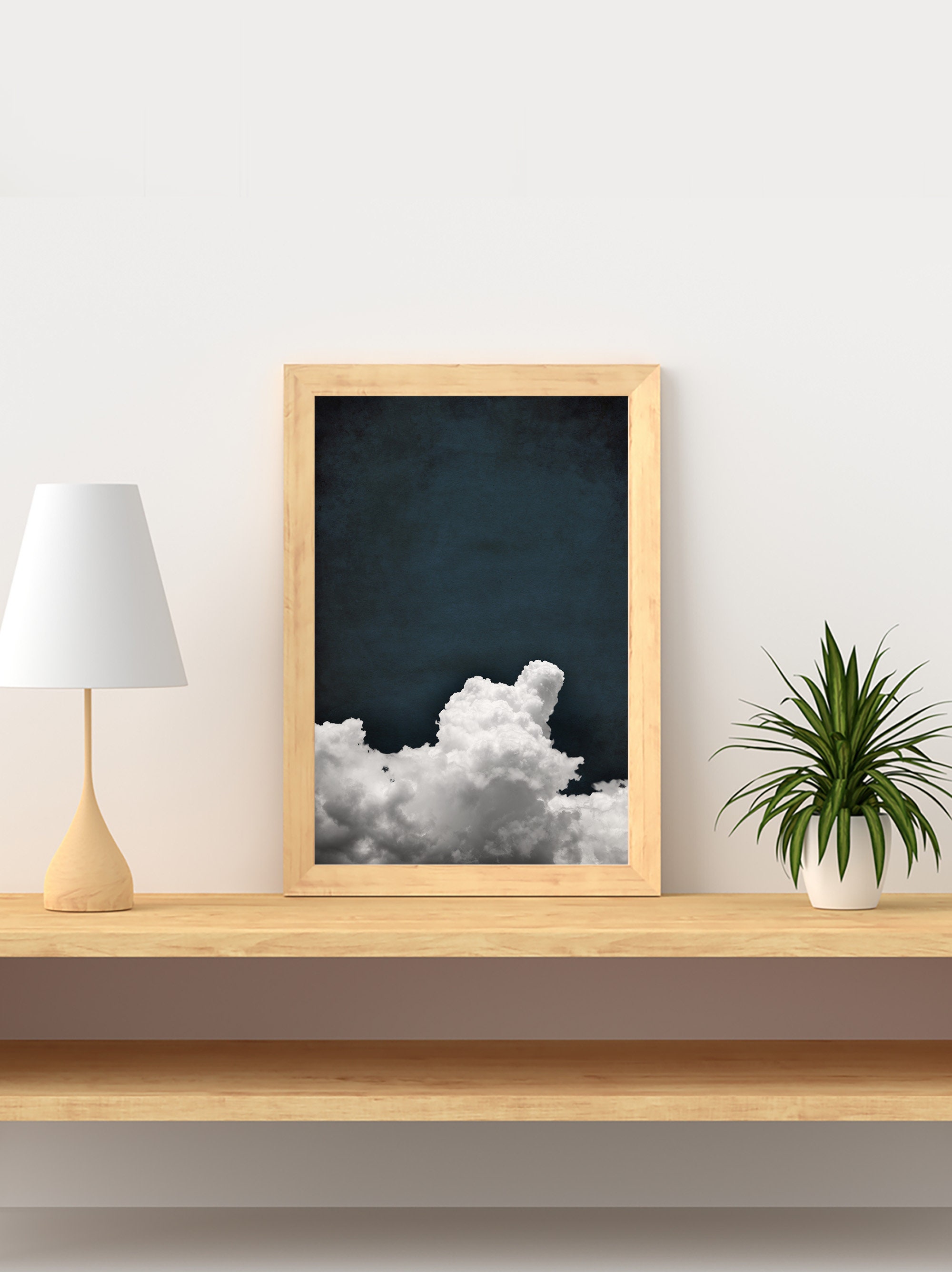 Cloud Printable 10 Formats Cloud Wall Art Wall Decor - Etsy
