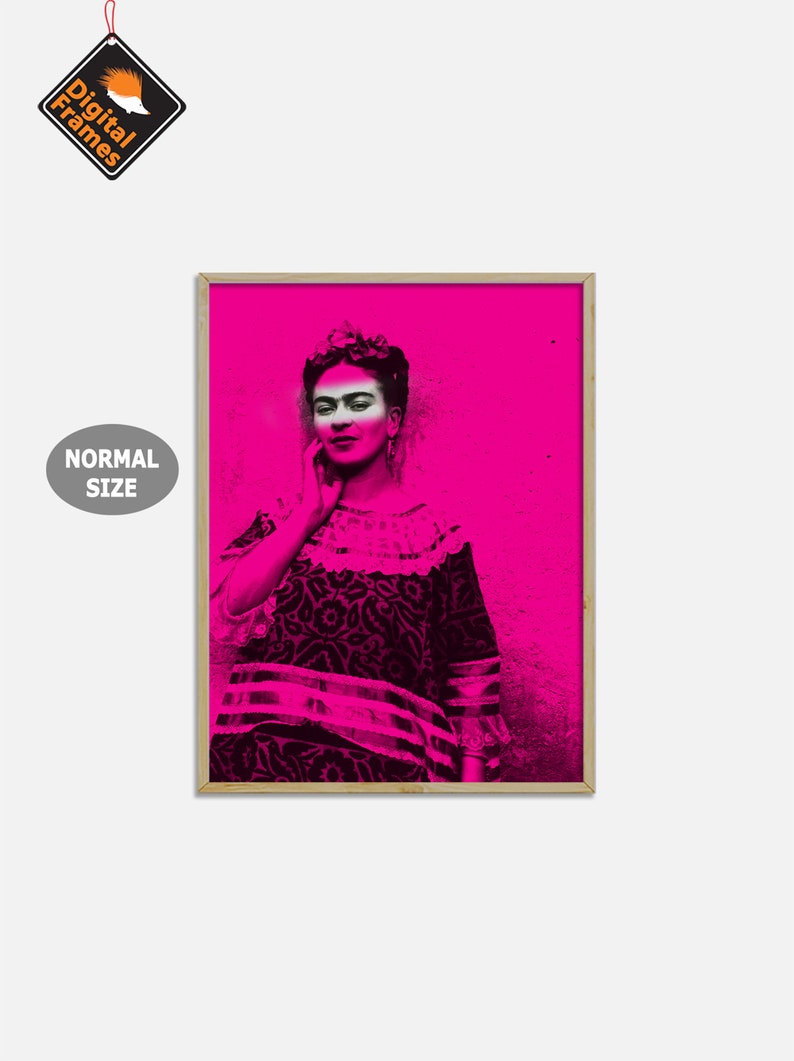 Frida Kahlo Prints Wall Art Printable 10 Formats Pop Art - Etsy