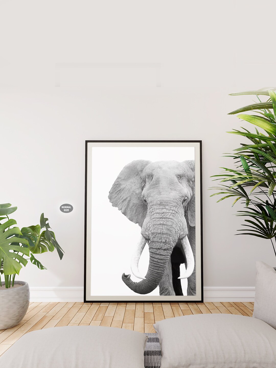 Elephant Print, Elephant Wall Art, Elephant Poster Printable, Safari ...