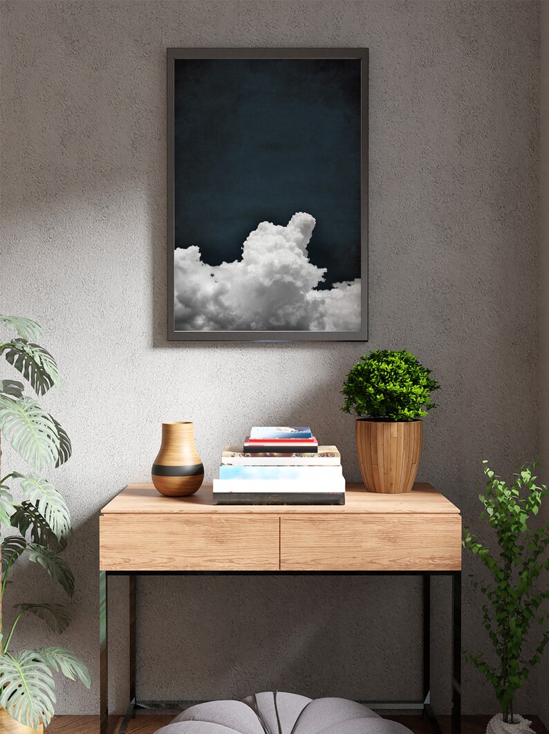 Cloud Printable 10 Formats Cloud Wall Art Wall Decor - Etsy