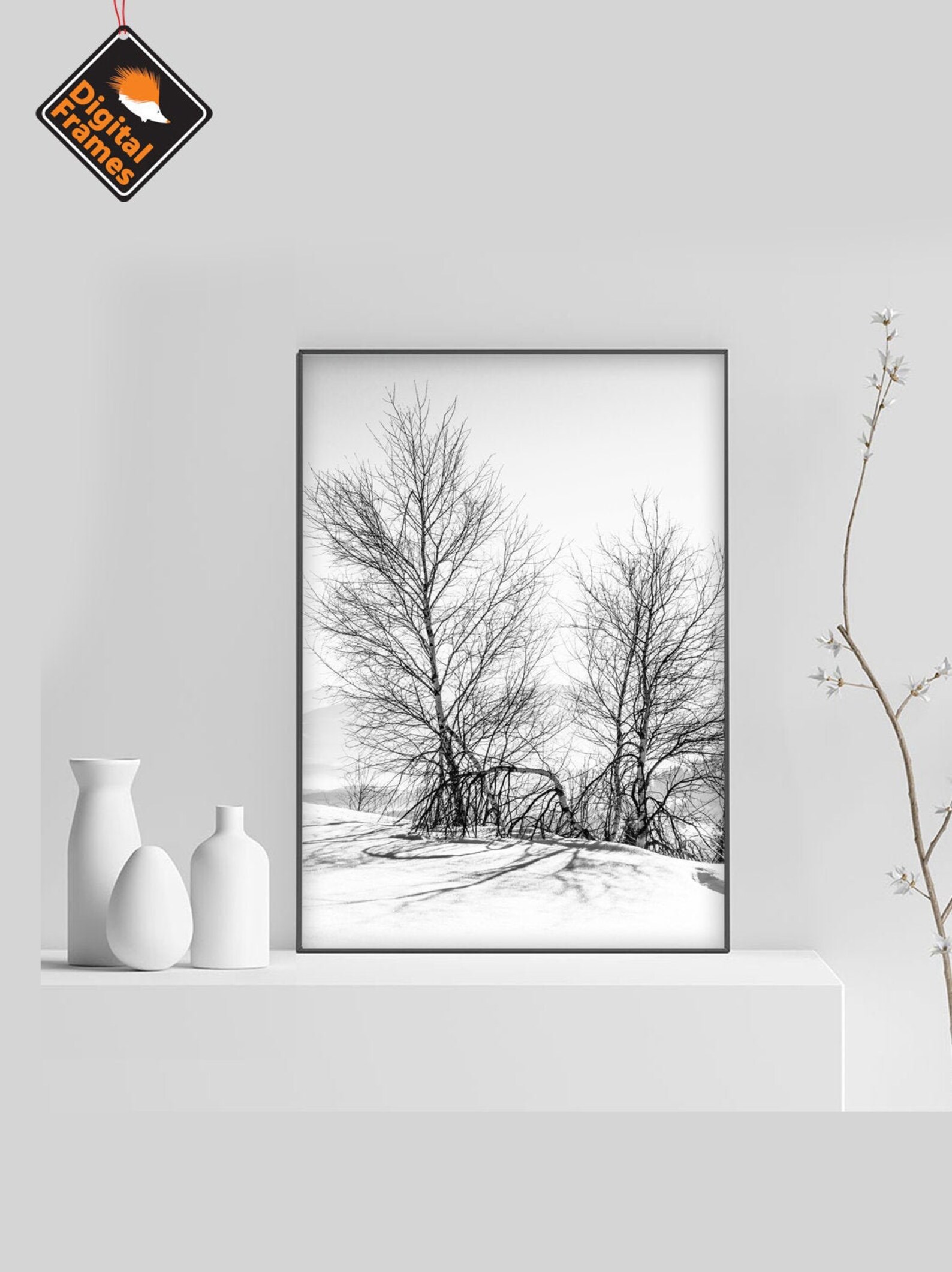 Forest Printable 10 Formats Tree Wall Art Tree Print Wall | Etsy