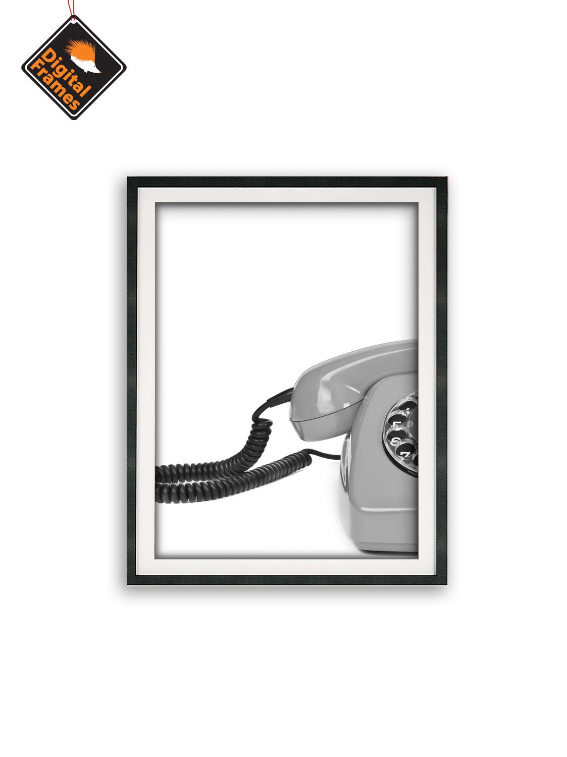 Retro Telephone Printable Old Phone Wall Art Digital Etsy