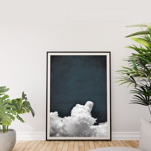 Cloud Printable 10 Formats Cloud Wall Art Wall Decor - Etsy