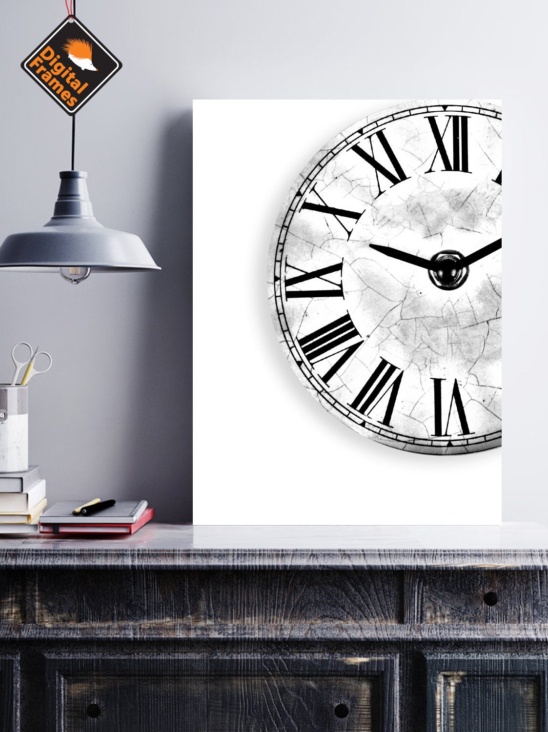 Clock Poster Printable Watch Wall Art Digital Download | Etsy