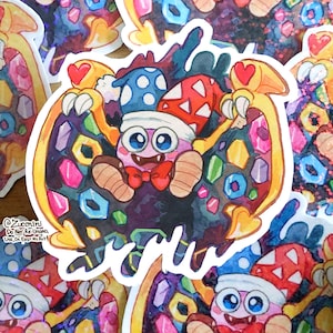 Marx - Holographic 2.7 x 2.7in Sticker - Hand cut Watercolor style sticker - Water Resistant