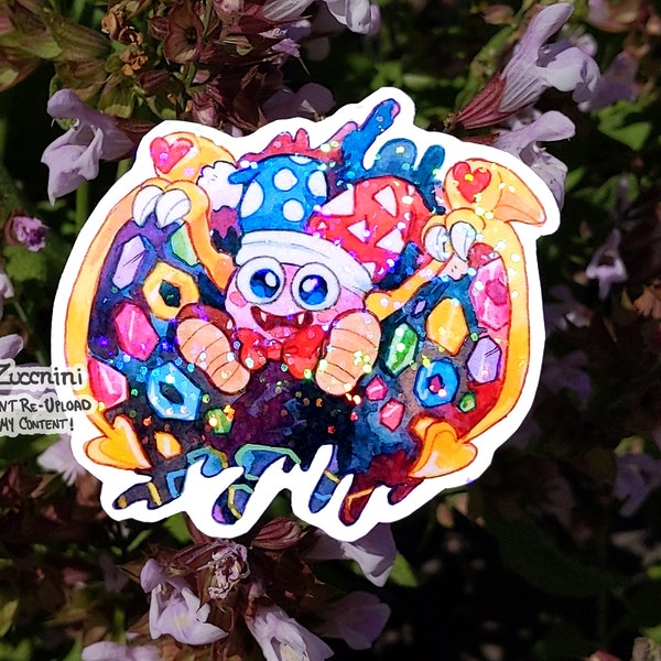 Marx - Holographic 2.7 x 2.7in Sticker - Hand cut Watercolor style sticker - Water Resistant