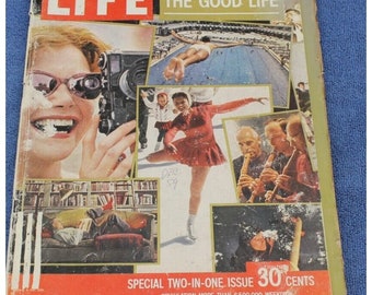 Life Magazine December28, 1959 The Good Life Two in One  Issue  Vintage  Advertising