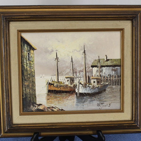 W Jones Oil Painting Etsy Canada