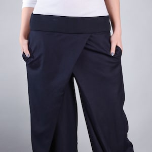 Linen Pants Women, Wide Leg Linen Pants, Linen Pants, Plus Size Linen Pants, Linen Pants Elastic Waist, Plus Size Clothing, Plus Size Linen