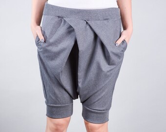 Pantaloni Capri Harem, Тrousers, Pantaloni larghi da donna, Pantaloni larghi, Pantaloni a goccia, Pantaloni larghi, Pantaloni Plus Size, Pantaloni donna, Plus Size