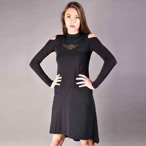 Black Maxi Dress, Midi dress, Cocktail Dress, Formal Maxi Dress, Elegant Dress, Evening Dress, Women Black Dress, Party Dress image 1