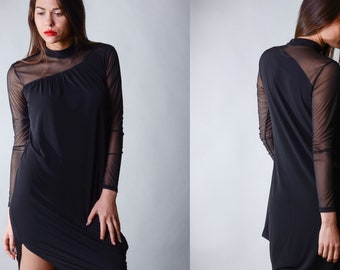 Dress, Midi Dress, Black Dress, Long Sleeve Dress, Cocktail Dress, Evening Dress, Asymmetric Dress, Plus Size Dress, Long Dress