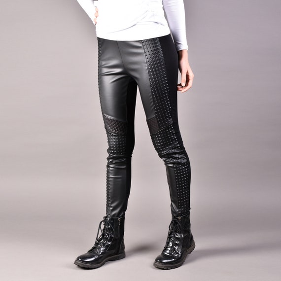 Fashion Women Pants Sexy Faux Leather Leggings Leather Pants