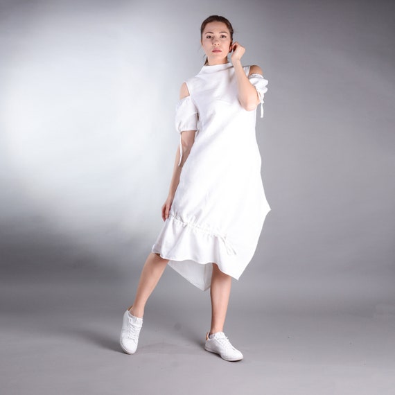 White Linen Dress, Linen Clothing, Summer Dress, Boho Dress, Plus Size Dress, Maxi Dress, Plus Size Linen, White Maxi Dress, Bohemian Dress