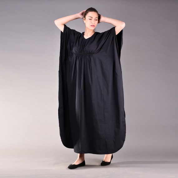 long black kaftan dress