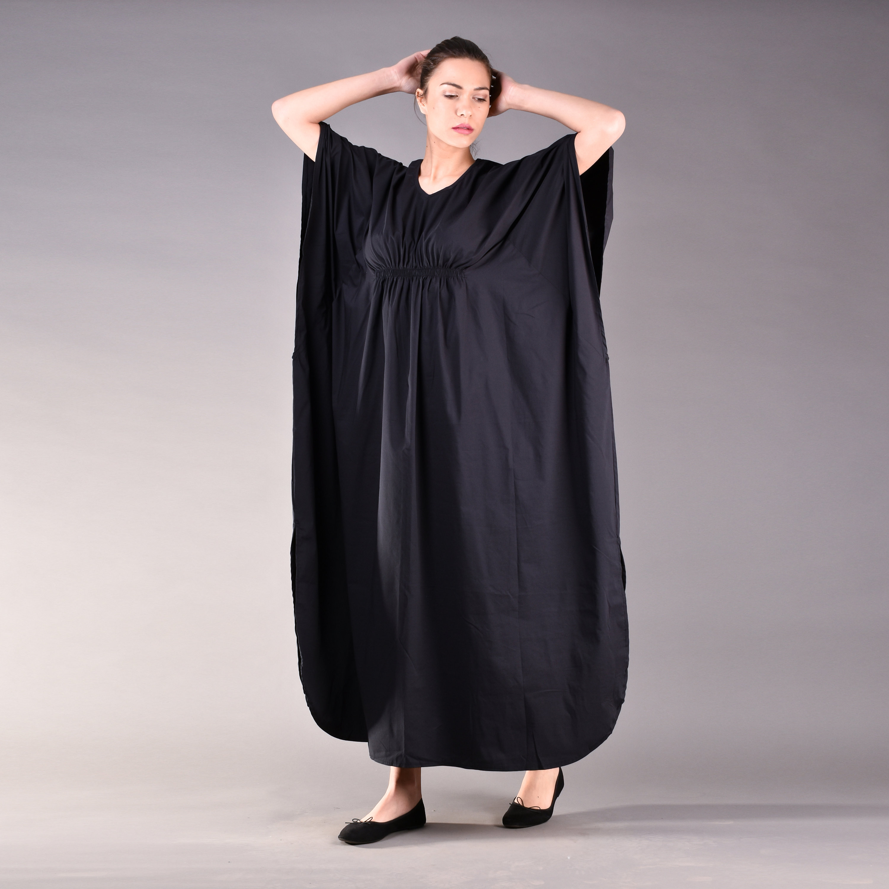 Black Kaftan Dress Long Black Dress ...